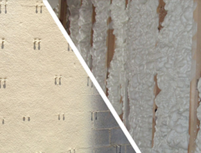 closed-cell vs. open-cell foam insulation